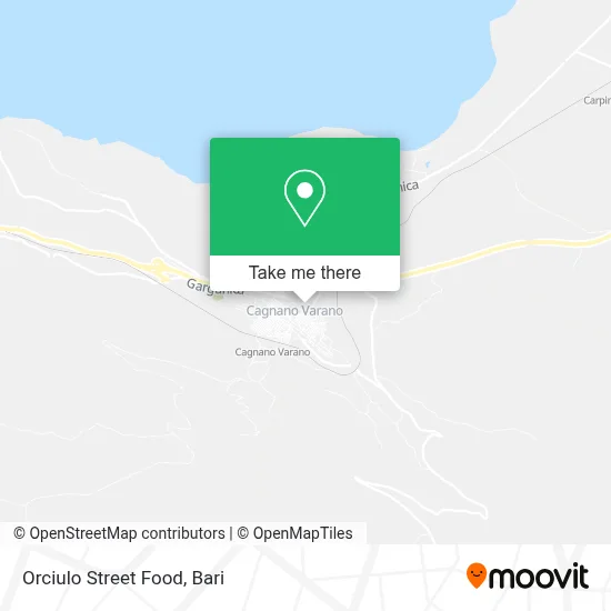 Orciulo Street Food map