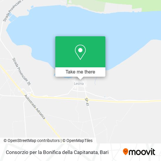 Consorzio per la Bonifica della Capitanata map