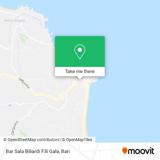 Bar Sala Biliardi F.lli Gala map
