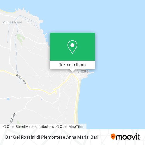 Bar Gel Rossini di Piemontese Anna Maria map