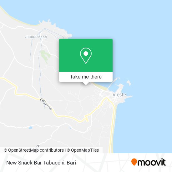 New Snack Bar Tabacchi map