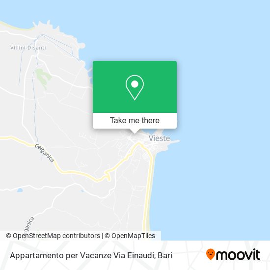 Appartamento per Vacanze Via Einaudi map