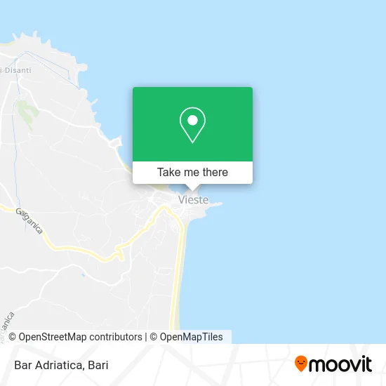 Adriatica Bar map