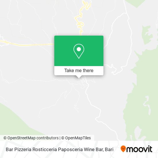 Bar Pizzeria Rosticceria Paposceria Wine Bar map