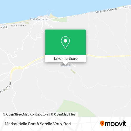 Market della Bontà Sorelle Voto map