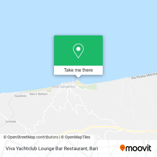 Viva Yachtclub Lounge Bar Restaurant map