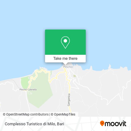 Complesso Turistico di Milo map