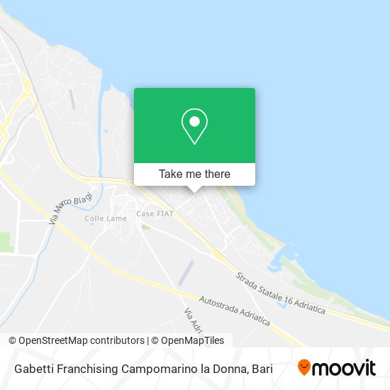 Gabetti Franchising Campomarino la Donna map
