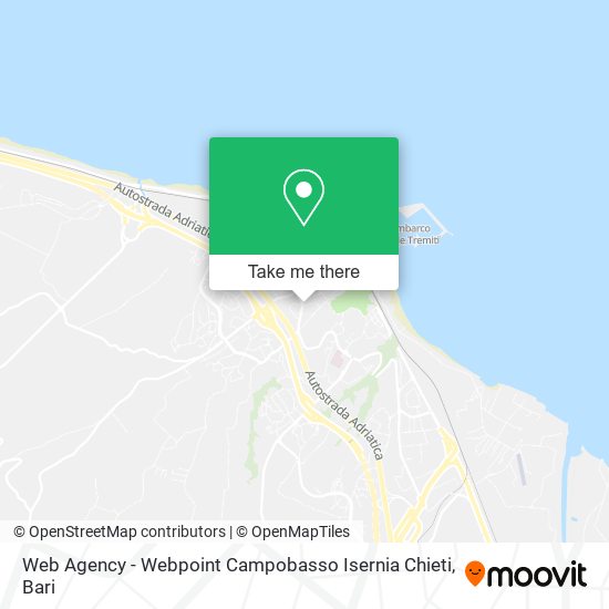 Web Agency - Webpoint Campobasso Isernia Chieti map