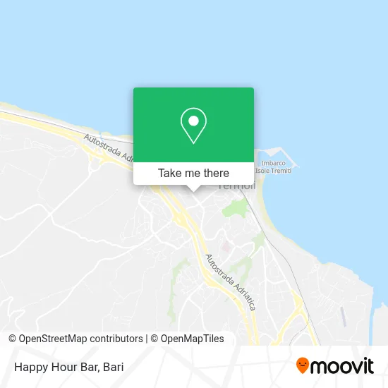 Happy Hour Bar map