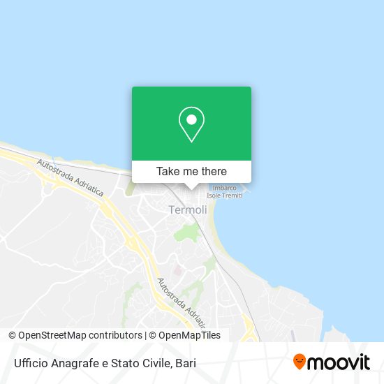 Ufficio Anagrafe e Stato Civile map