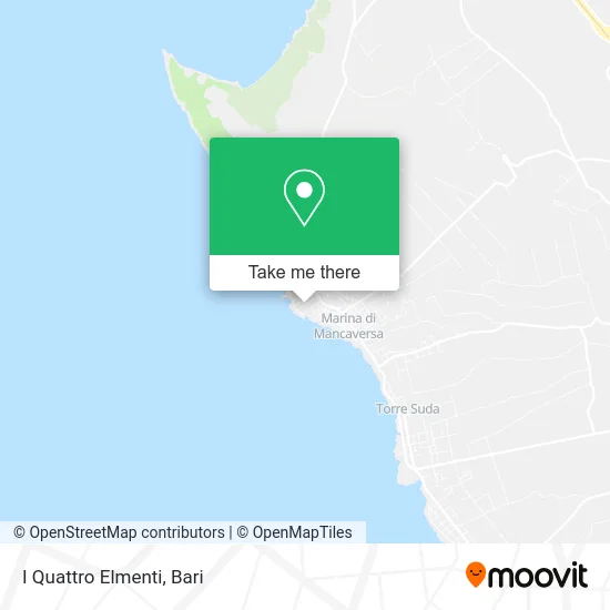 I Quattro Elmenti map