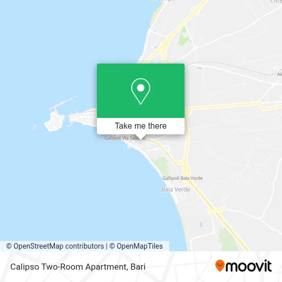 Calipso Two-Room Apartment map