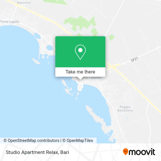 Studio Apartment Relax map