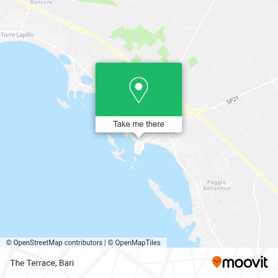 The Terrace map