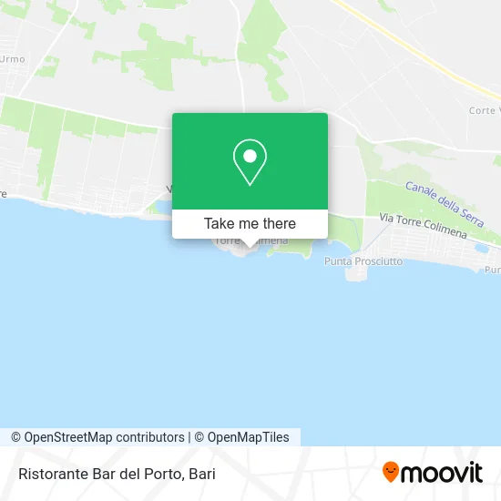 Restaurant Bar of the Port map