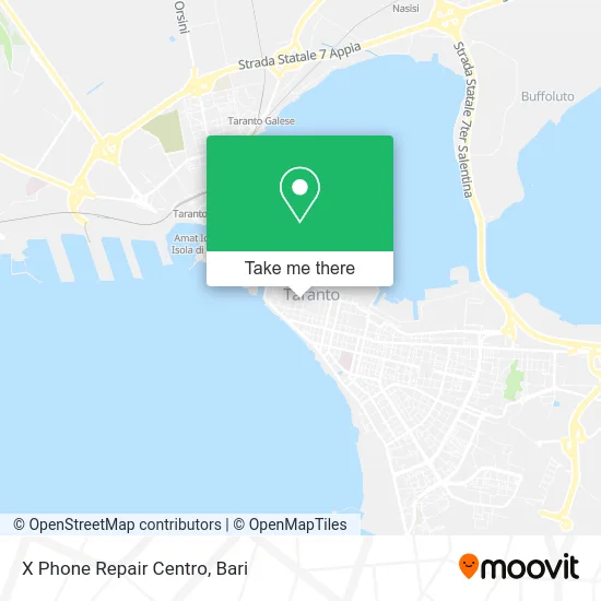 X Phone Repair Centro map
