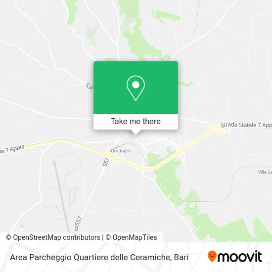 Area Parcheggio Quartiere delle Ceramiche map