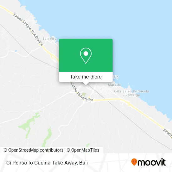 Ci Penso Io Cucina Take Away map