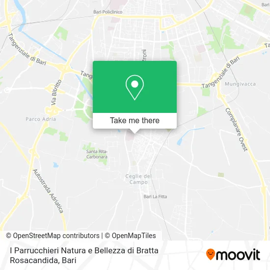 I Parrucchieri Natura e Bellezza di Bratta Rosacandida map