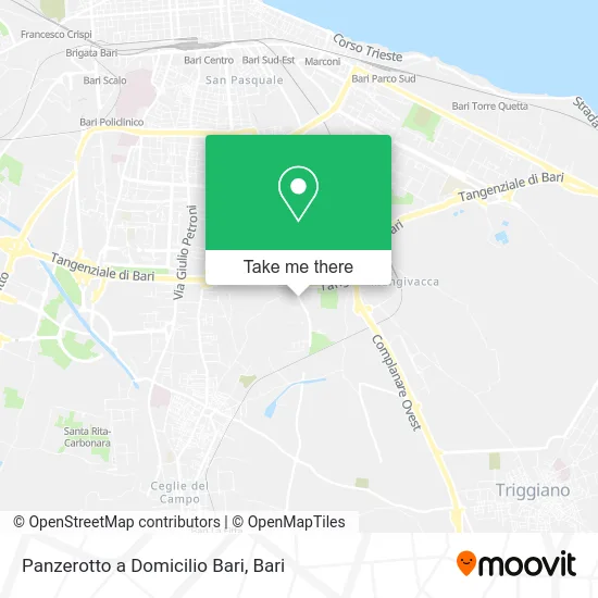 Panzerotto a Domicilio Bari map