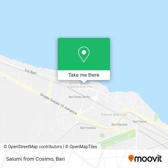 Salumi from Cosimo map