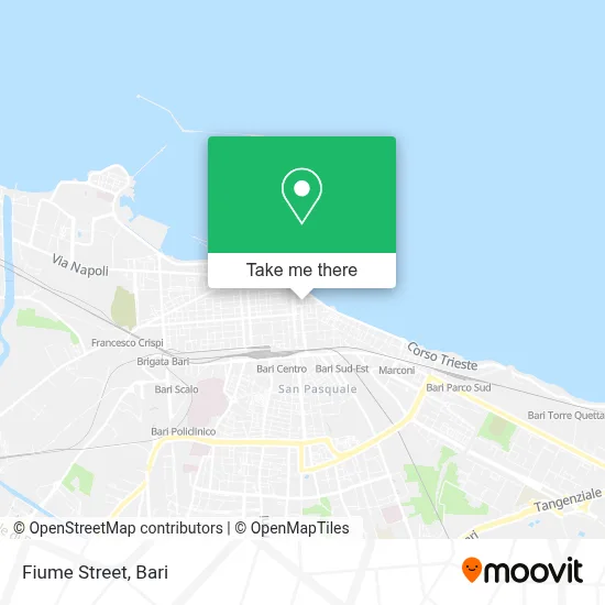 Fiume Street map