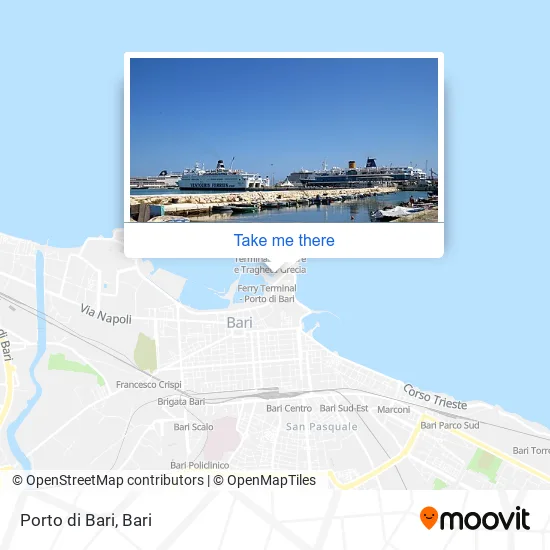 Porto di Bari map