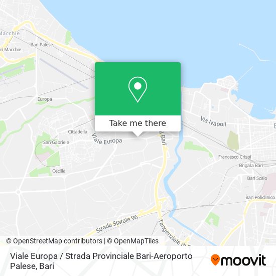 Viale Europa / Strada Provinciale Bari-Aeroporto Palese map