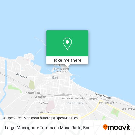 Largo Monsignore Tommaso Maria Ruffo map