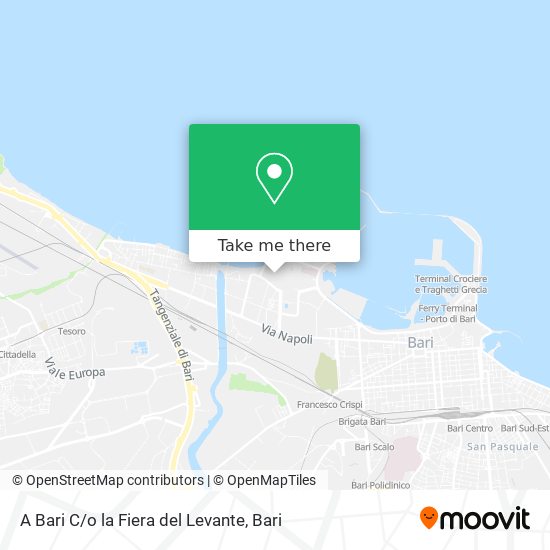 A Bari C / o la Fiera del Levante map