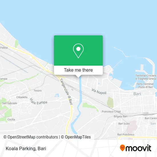 Koala Parking map