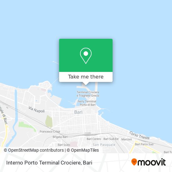 Interno Porto Terminal Crociere map