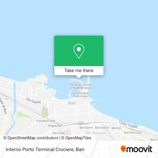 Interno Porto Terminal Crociere map