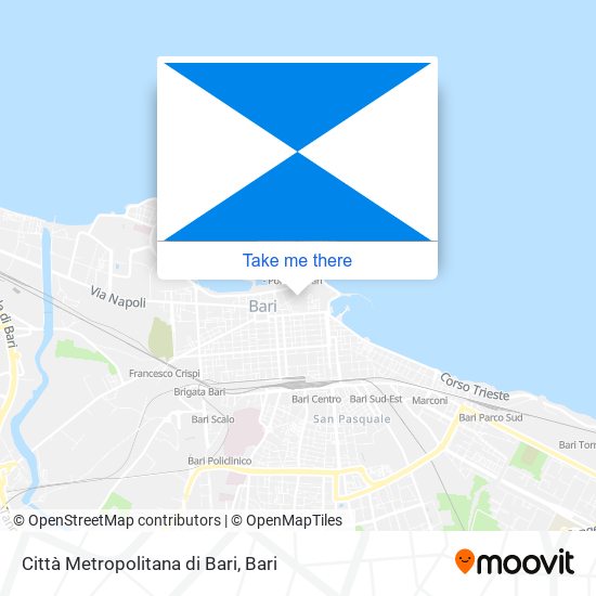 Città Metropolitana di Bari map