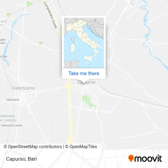 Capurso map