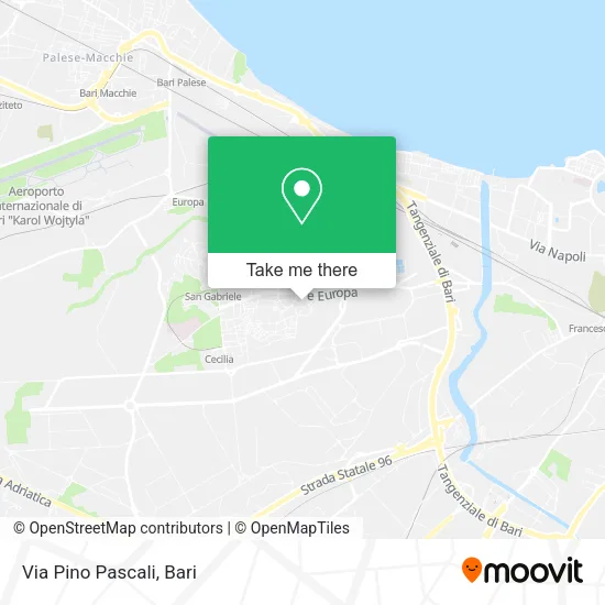 Via Pino Pascali map