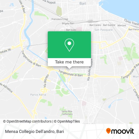 Mensa Collegio Dell'andro map