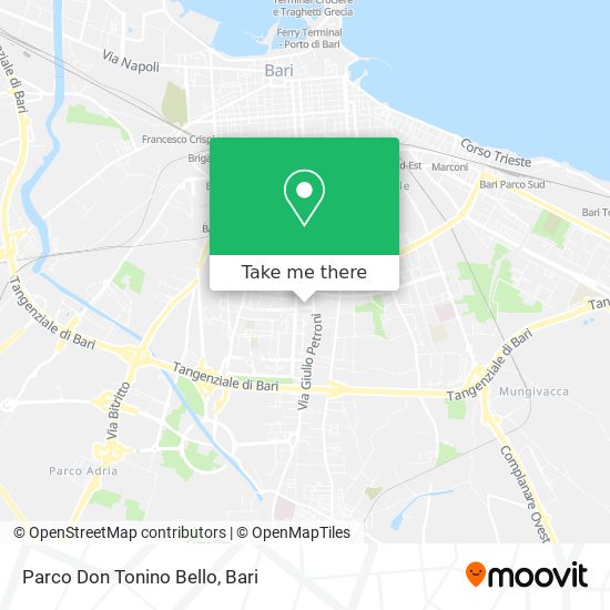 Parco Don Tonino Bello map