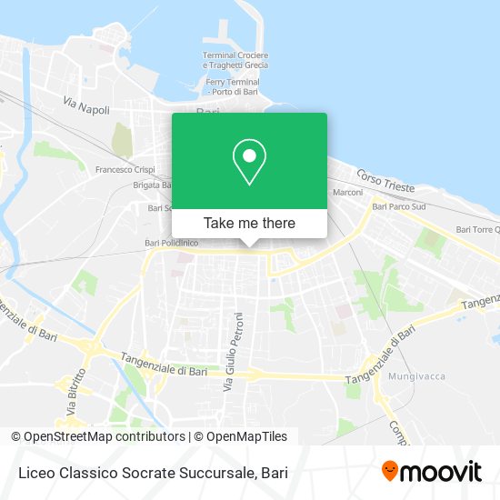 Liceo Classico Socrate Succursale map