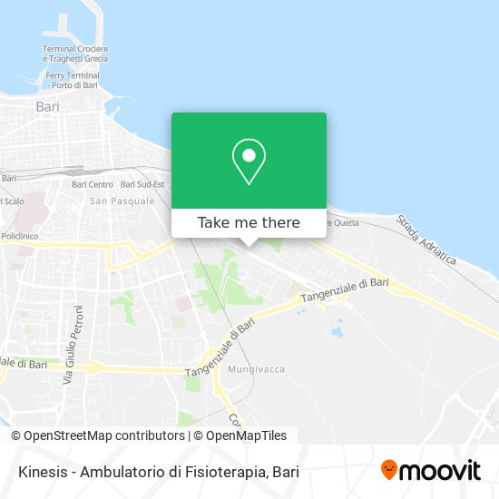 Kinesis - Ambulatorio di Fisioterapia map