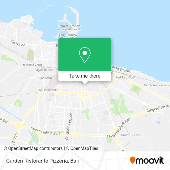 Garden Ristorante Pizzeria map