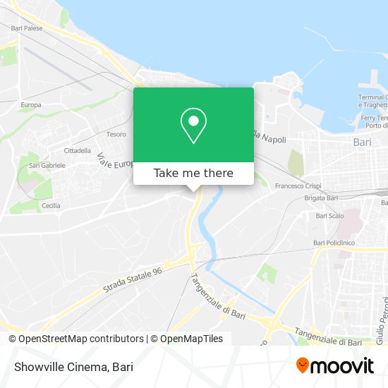 Showville Cinema map