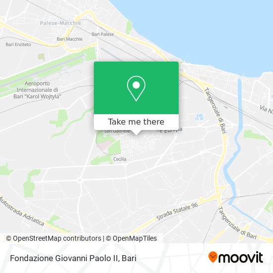 How To Get To Fondazione Giovanni Paolo Ii In Bari By Bus Metro Or Train Moovit