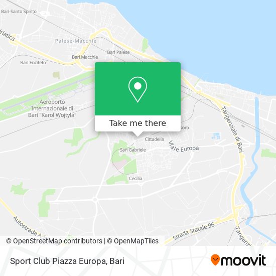 Sport Club Piazza Europa map
