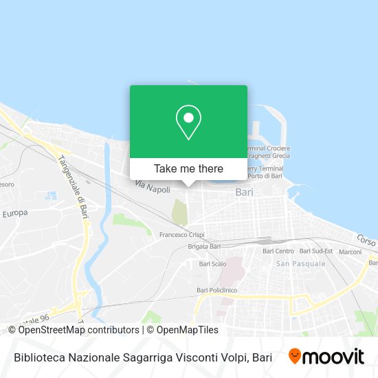 Biblioteca Nazionale Sagarriga Visconti Volpi map