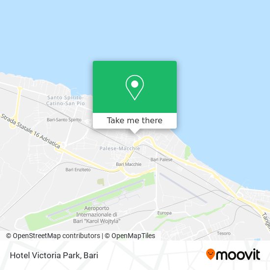 Hotel Victoria Park map