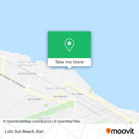 Lido Sun Beach map