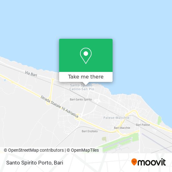 Santo Spirito Porto map