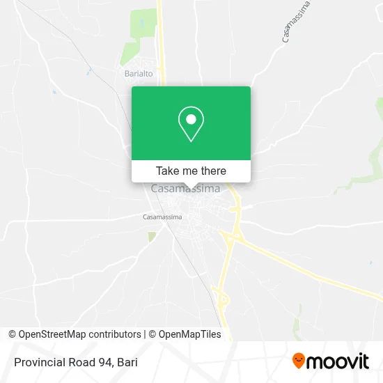 Provincial Road 94 map